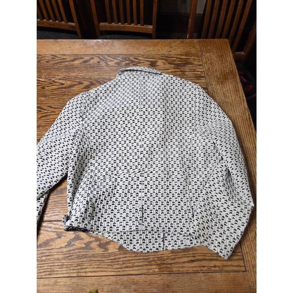 Cop Copine Cloud print jacquard jacket in black &white - Picture 5 of 5